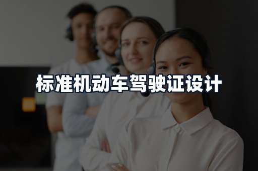 标准机动车驾驶证设计